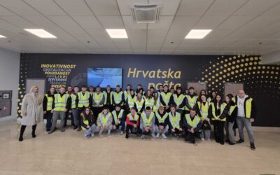 UČENICI POSJETILI NACIONALNI SORTIRNI CENTAR HRVATSKE POŠTE U VELIKOJ GORICI