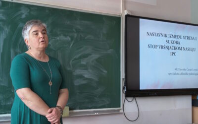 „Nastavnik između stresa i sukoba“ – predavanje kliničke psihologinje Davorke Čavar-Lovrić